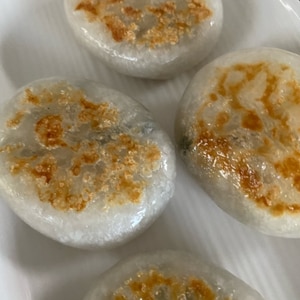 餃子の皮でニラ饅頭